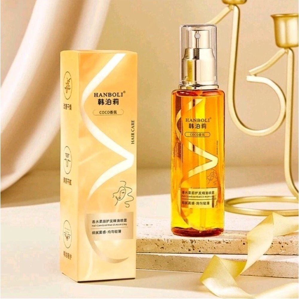 2 X Hair Care Oil Moisturizing Smooth Spray Anti-Frizz Hair Serum Salon 100ml